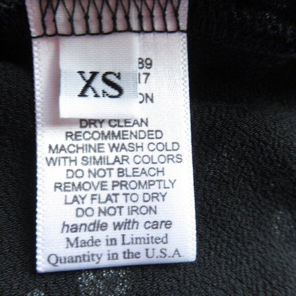 Michael Lauren Skirt XS X Small Black Polka Dot A Line Mini Pull On Skater - Picture 4 of 5